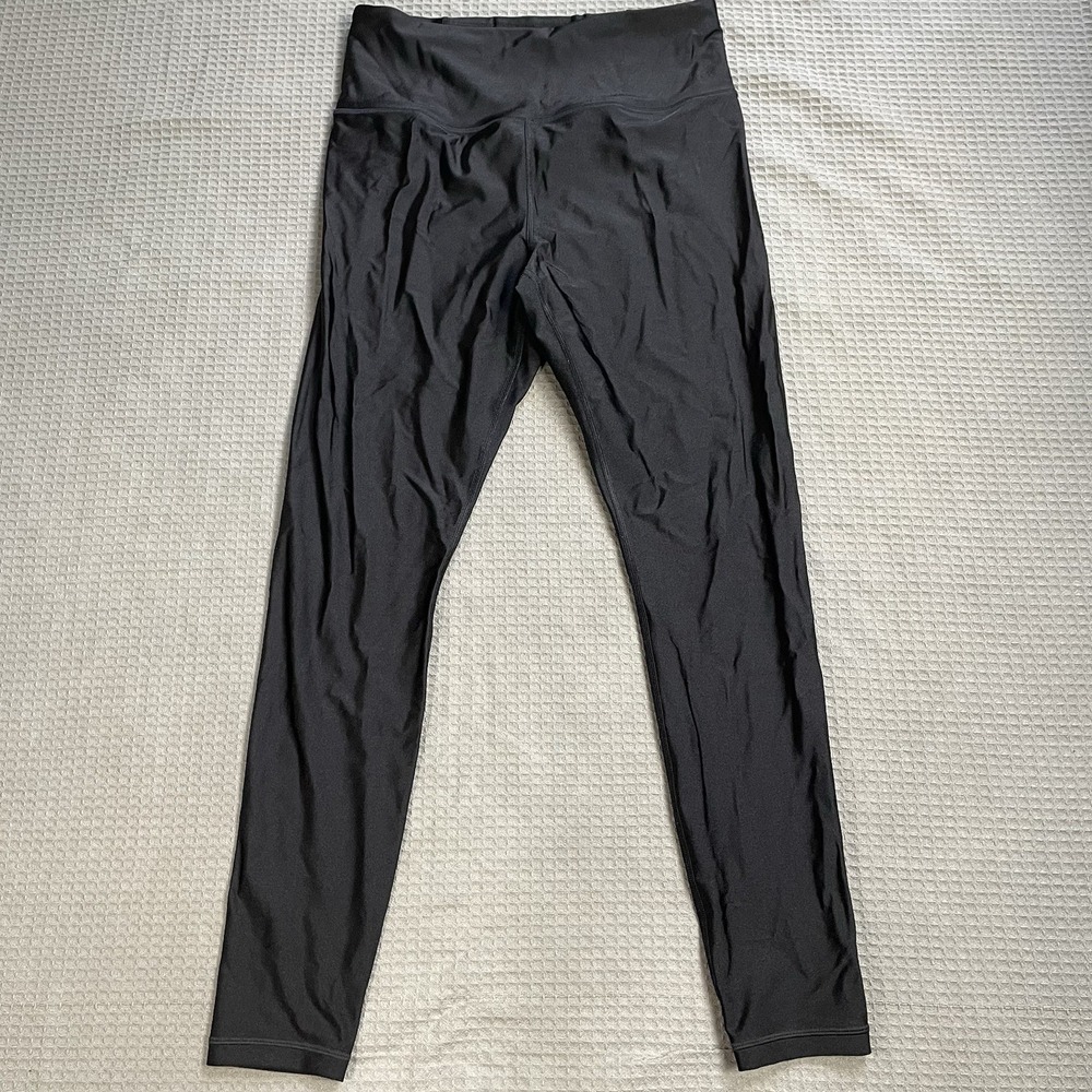 Athleta Elation Sheen Tight Leggings Medium Womens Black 7/8 Athleisure